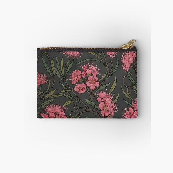 Item preview, Native Crimson Bell Flowers Dark Moody Pattern designed and sold by Studio BC.