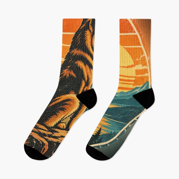 Item preview, Vintage German Shepherd Sunset – Retro 70s Mountain Dog designed and sold by GrafikShopCo.