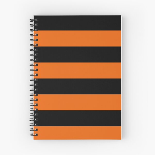 Item preview, Black and Orange Horizontal Stripes – Halloween Pattern designed and sold by Vector Woofs.