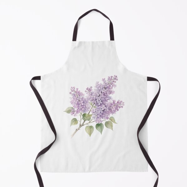 Item preview, Watercolor Purple Lilac Flowers Botanical Art Design designed and sold by bvdesignart.