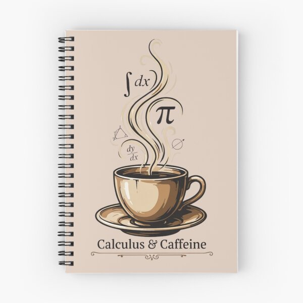 Item preview, Calculus and Caffeine - Dark Academia Math Coffee Lover designed and sold by Design_Your_Day.