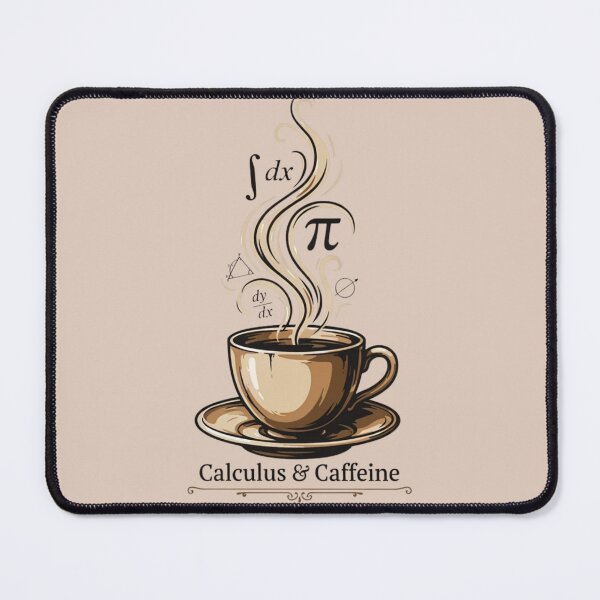 Item preview, Calculus and Caffeine - Dark Academia Math Coffee Lover designed and sold by Design_Your_Day.