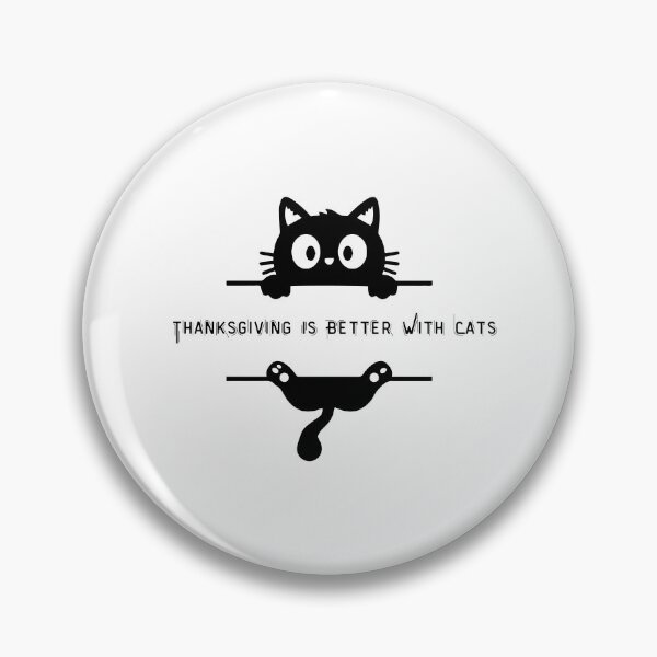 Item preview, Thanksgiving Is Better With Cats designed and sold by AchraffPrint.