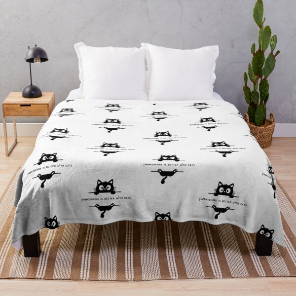 Item preview, Thanksgiving Is Better With Cats designed and sold by AchraffPrint.