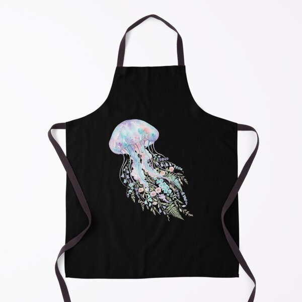 Item preview, Watercolor Floral Jellyfish Ocean Magic Fantasy Art designed and sold by bvdesignart.