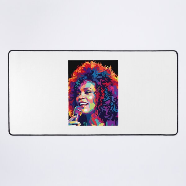 Item preview, Whitney Houston Pop Art Portrait Design with Vibrant Colors and Retro Style designed and sold by alikhrais.