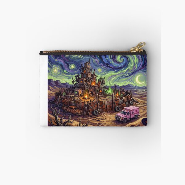 Item preview, Frogtown Starry Night Wasteland Landscape designed and sold by Bad-Decisions-Designs.