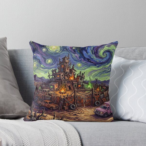Item preview, Frogtown Starry Night Wasteland Landscape designed and sold by Bad-Decisions-Designs.