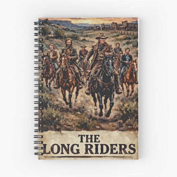 Item preview, The Long Riders Action Western Fine Art Tribute designed and sold by Art's Diner.