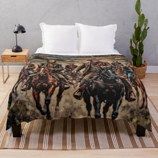 Item preview, The Long Riders Action Western Fine Art Tribute designed and sold by Art's Diner.