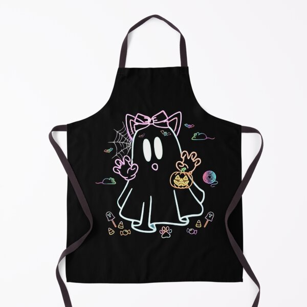 Item preview, Ghost Cat Trick or Treat  designed and sold by Retro Whiskers.