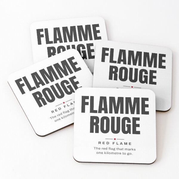 Item preview, Flamme Rouge — Red Flame | Real Cycling Terminology designed and sold by VestraDesign.