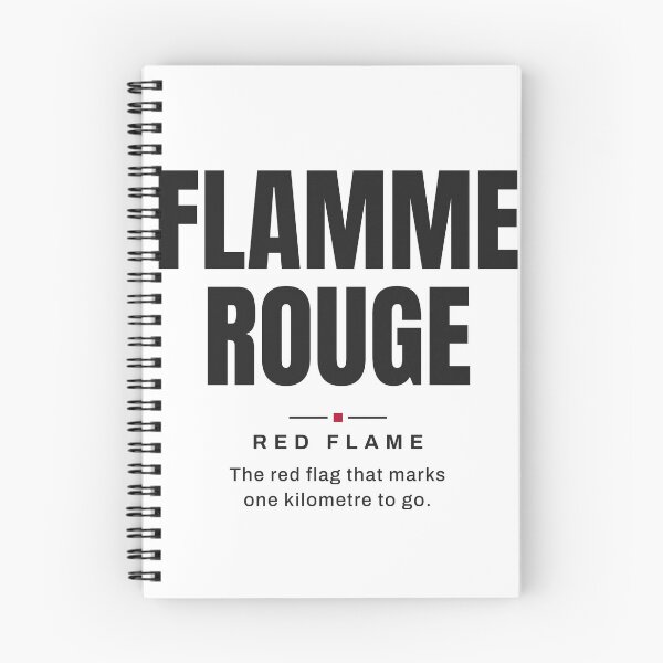 Item preview, Flamme Rouge — Red Flame | Real Cycling Terminology designed and sold by VestraDesign.