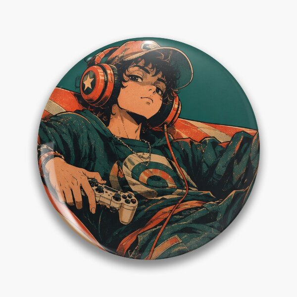 Item preview, Retro Gamer Boy – Vintage Manga Gaming Art designed and sold by tarotstarostina.