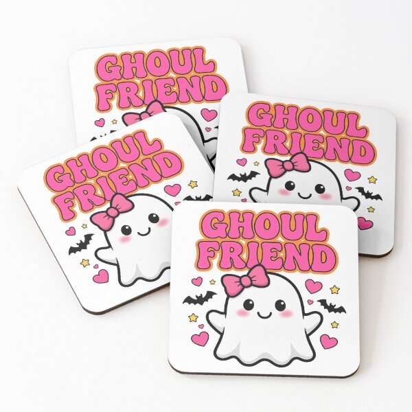 Item preview, Ghoul Friend Cute Halloween Ghost Sticker designed and sold by Gurrteg.