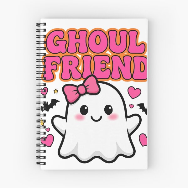 Item preview, Ghoul Friend Cute Halloween Ghost Sticker designed and sold by Gurrteg.