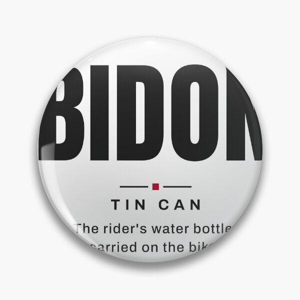 Item preview, Bidon — Tin Can | Real Cycling Terminology designed and sold by VestraDesign.