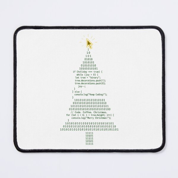 Item preview, Binary Matrix Programming Christmas Tree designed and sold by SeasonalChic.