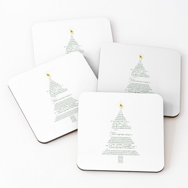 Item preview, Binary Matrix Programming Christmas Tree designed and sold by SeasonalChic.