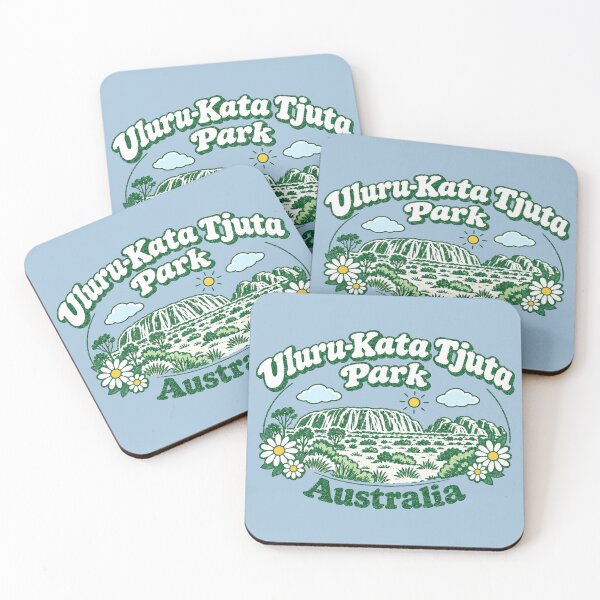 Item preview, Uluru-Kata Tjuta National Park Australia Cute Foral Landscape designed and sold by HowToCanadian.