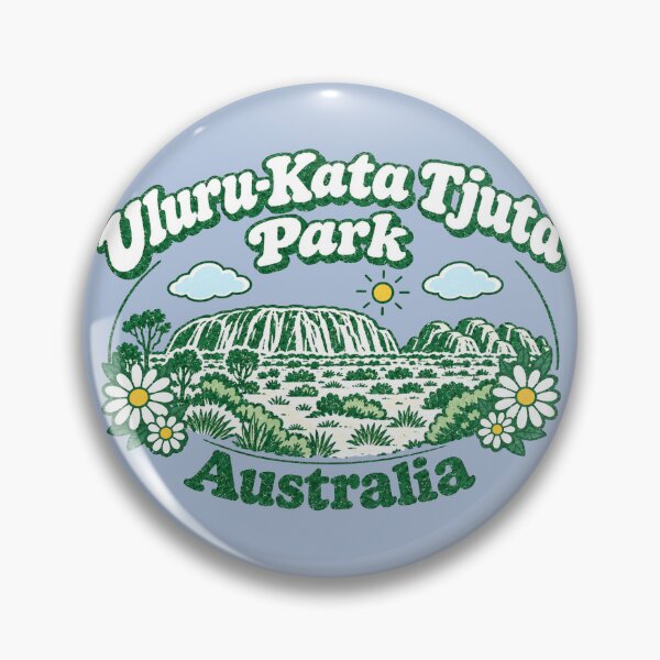 Artikelvorschau, Uluru-Kata-Tjuta-Nationalpark Australien Niedliche Foral-Landschaft entworfen und verkauft von HowToCanadian.