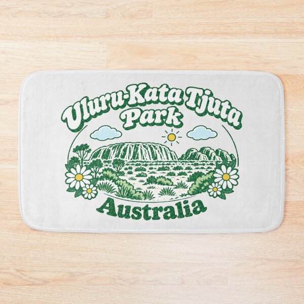 Item preview, Uluru-Kata Tjuta National Park Australia Cute Foral Landscape designed and sold by HowToCanadian.
