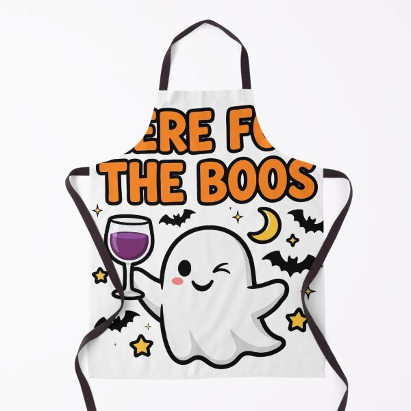Item preview, Here For The Boos Funny Halloween Ghost Sticker designed and sold by Gurrteg.