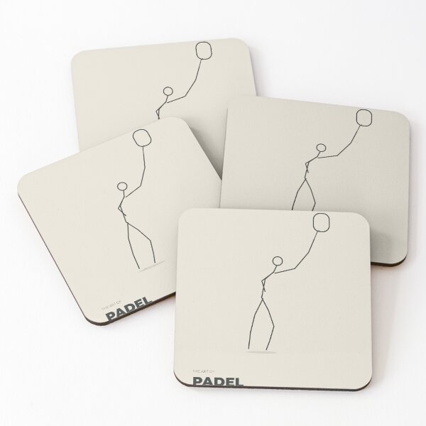 Item preview, The Art of Padel Minimalist Line Art Design designed and sold by CourtCultureHQ.