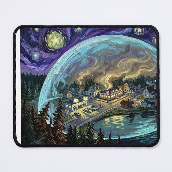 Item preview, Chesters Mill Starry Night Trapped Landscape designed and sold by Bad-Decisions-Designs.