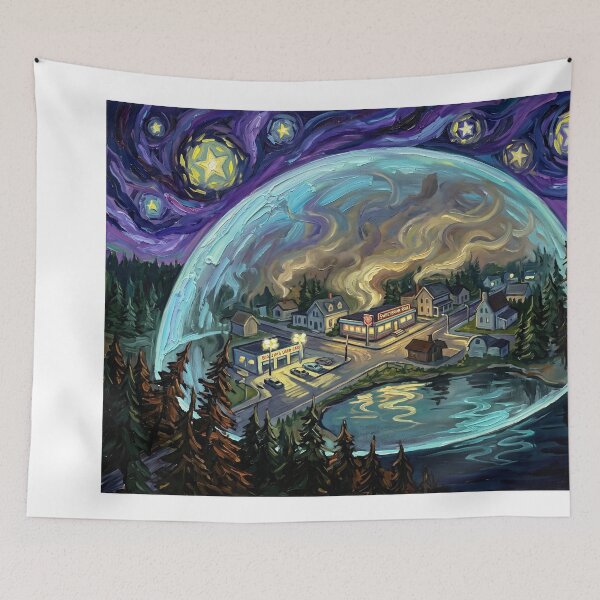 Item preview, Chesters Mill Starry Night Trapped Landscape designed and sold by Bad-Decisions-Designs.