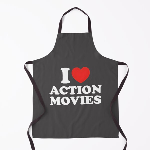 Item preview, I Love Action Movies Graphic Design for Fans of Adventure and Excitement designed and sold by GeneticSequence.
