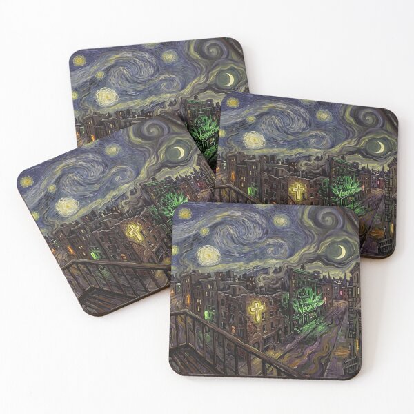 Item preview, The Glades Starry Night Verdant Landscape designed and sold by Bad-Decisions-Designs.