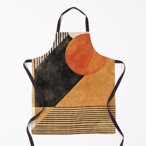 Item preview, Mid-Century Boho Geometric - Sun Stripes Abstract Pattern designed and sold by GrinGalore.