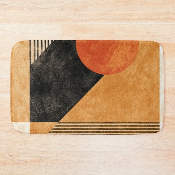 Item preview, Mid-Century Boho Geometric - Sun Stripes Abstract Pattern designed and sold by GrinGalore.