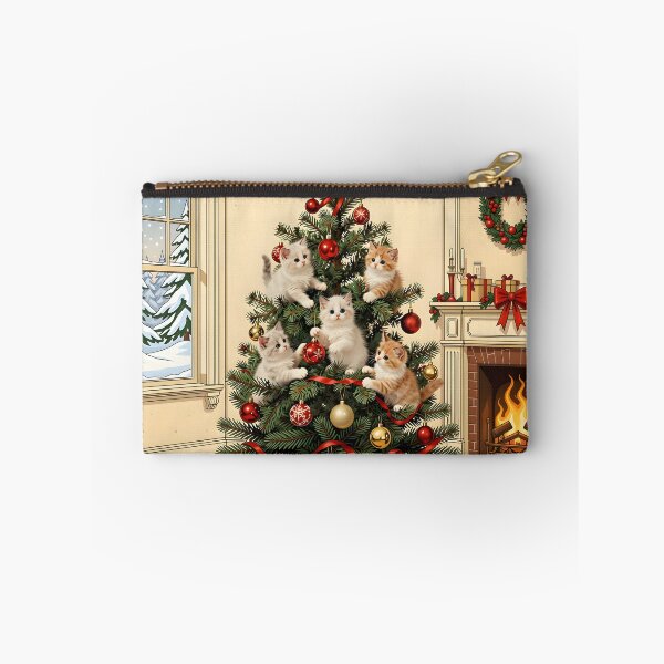 Item preview, Kittens Playing in Christmas Tree designed and sold by Sybille-Yates.
