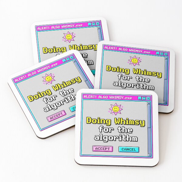 Item preview, Doing Whimsy For The Algorithm Retro Popup designed and sold by Bad-Decisions-Designs.