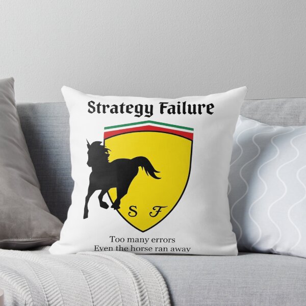 Item preview, Strategy Failure – Too Many Errors Even the Horse Ran Away | Ferrari F1 Racing Humor designed and sold by Wearecarlovers-.