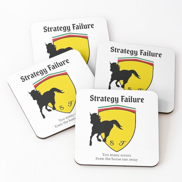 Item preview, Strategy Failure – Too Many Errors Even the Horse Ran Away | Ferrari F1 Racing Humor designed and sold by Wearecarlovers-.