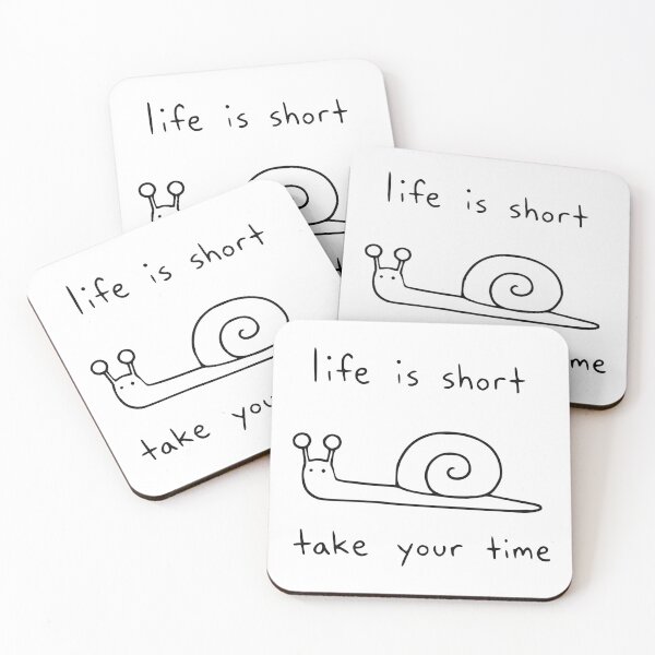 Item preview, Minimalist Snail Take Your Time Doodle designed and sold by Doodlywood.