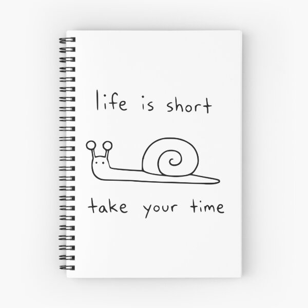 Item preview, Minimalist Snail Take Your Time Doodle designed and sold by Doodlywood.