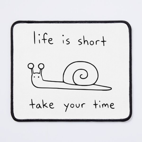 Item preview, Minimalist Snail Take Your Time Doodle designed and sold by Doodlywood.
