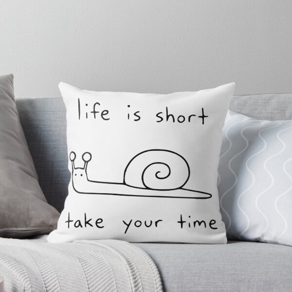 Item preview, Minimalist Snail Take Your Time Doodle designed and sold by Doodlywood.