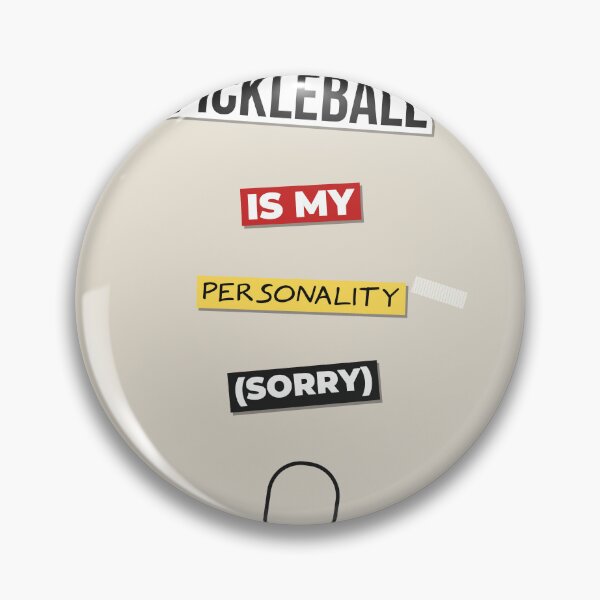 Item preview, Pickleball Is My Personality Collage Design designed and sold by CourtCultureHQ.