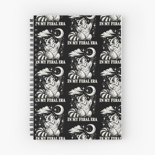 Item preview, In My Feral Era Funny Celestial Raccoon Moon Graphic designed and sold by AnimeSH9.
