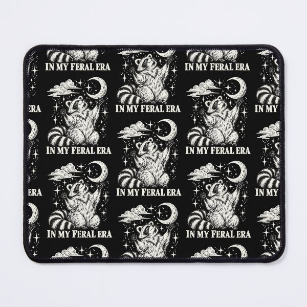 Item preview, In My Feral Era Funny Celestial Raccoon Moon Graphic designed and sold by AnimeSH9.