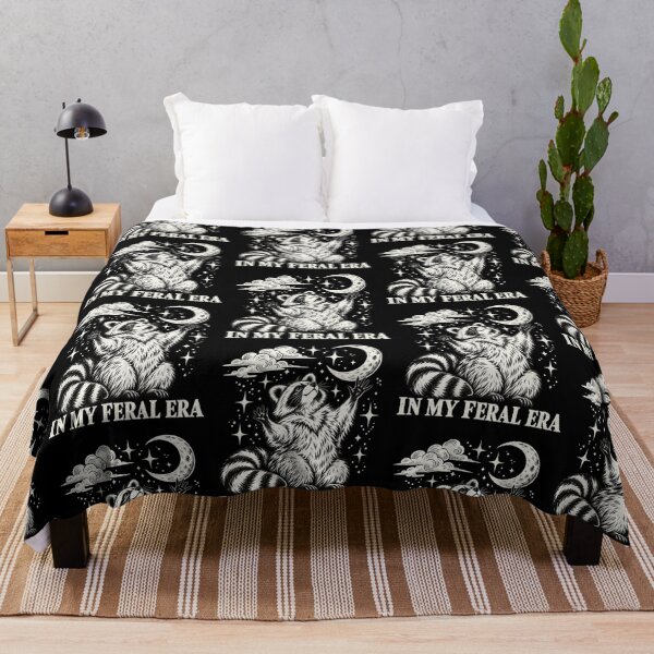 Item preview, In My Feral Era Funny Celestial Raccoon Moon Graphic designed and sold by AnimeSH9.