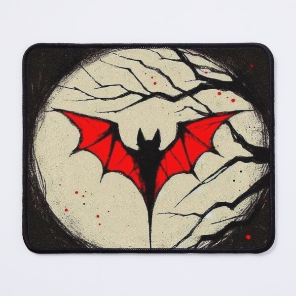 Item preview, Gothic Moon Bat Emergence Artwork designed and sold by NivyasArtistry.
