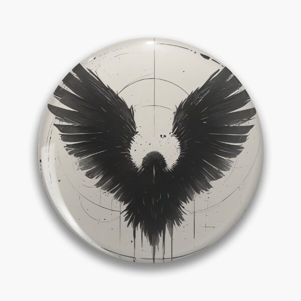 Item preview, Mystic Raven – Occult Geometric Art Print designed and sold by DarkinkArtPrint.