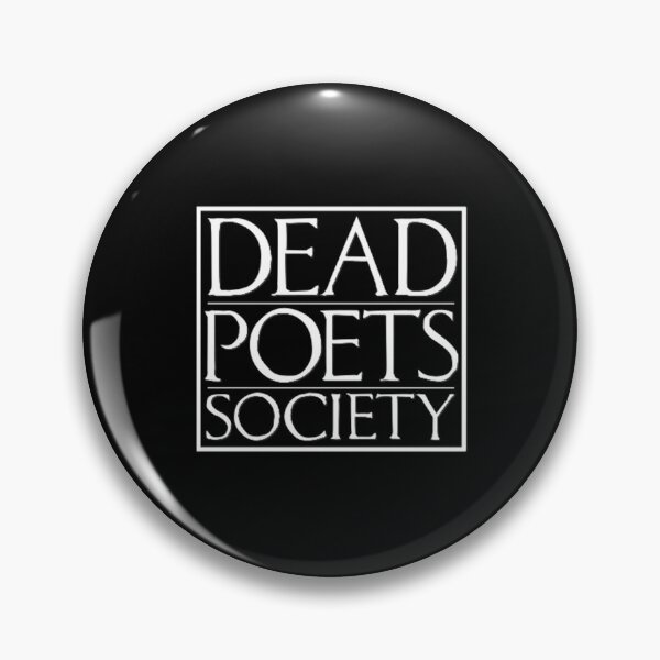 Item preview, Dead Poets Society Logo Art White designed and sold by I  Artem ⭐⭐⭐⭐⭐.