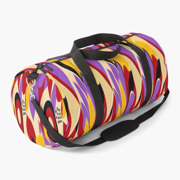 Item preview, Abstract Geometric Pop Art Lion & Seamless Retro Pattern designed and sold by Breezes-of-Ida.